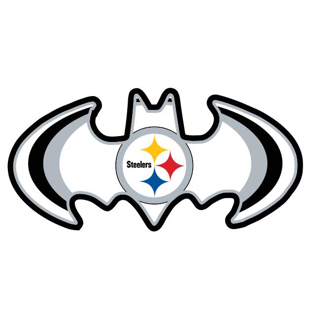 Pittsburgh Steelers Batman Logo DIY iron on transfer (heat transfer)...
